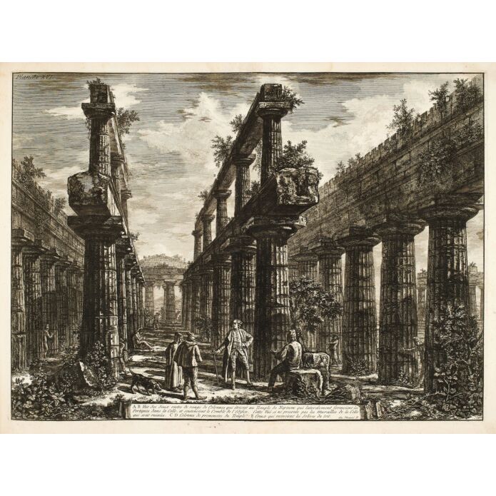 A Volume of Etchings, the majority by Giovanni Battista Piranesi (1720-1778). Sold for £29,900