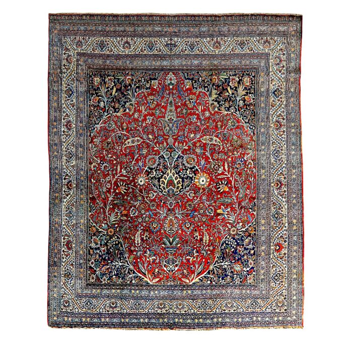 A Doruksh Carpet, Khorassan, circa 1900. Sold for £6,440