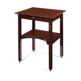 A George II mahogany side or writing table attributed to William Wilson