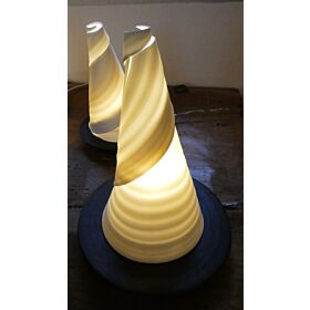 Margaret O’Rorke Lighting - Curled Light Sculpture