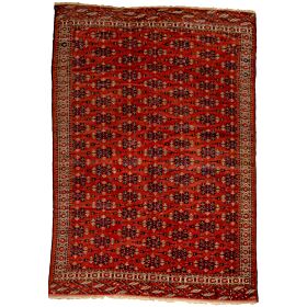 Antique Turkmen Yamoud Carpet, Circa 1900, 293 x 202cm