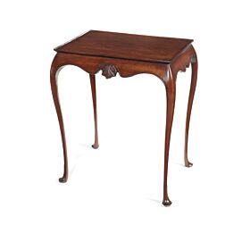 A small George III style Irish mahogany silver table