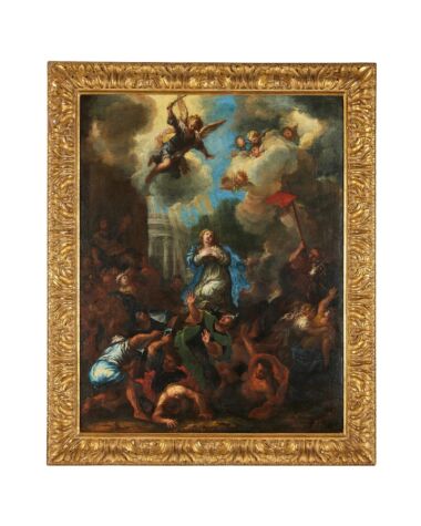 Pier Dandini (1646-1712) The Martyrdom of Saint Catherine of Alexandria. Sold for £5,200