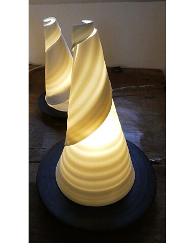 Margaret O’Rorke Lighting - Curled Light Sculpture