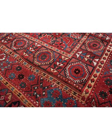 Antique Beshir Carpet, Circa 1900, 393 x 179cm