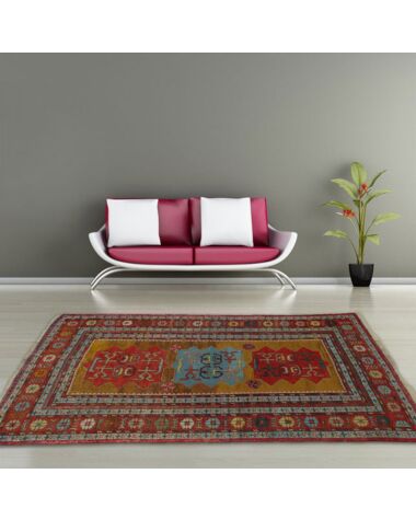 Antique Kazak Rug 205 x 121cm