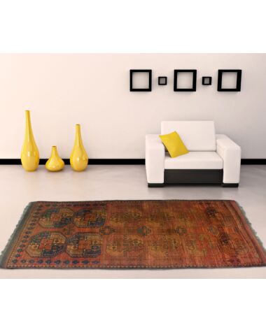 Vintage Ersari Rug 205 x 120cm