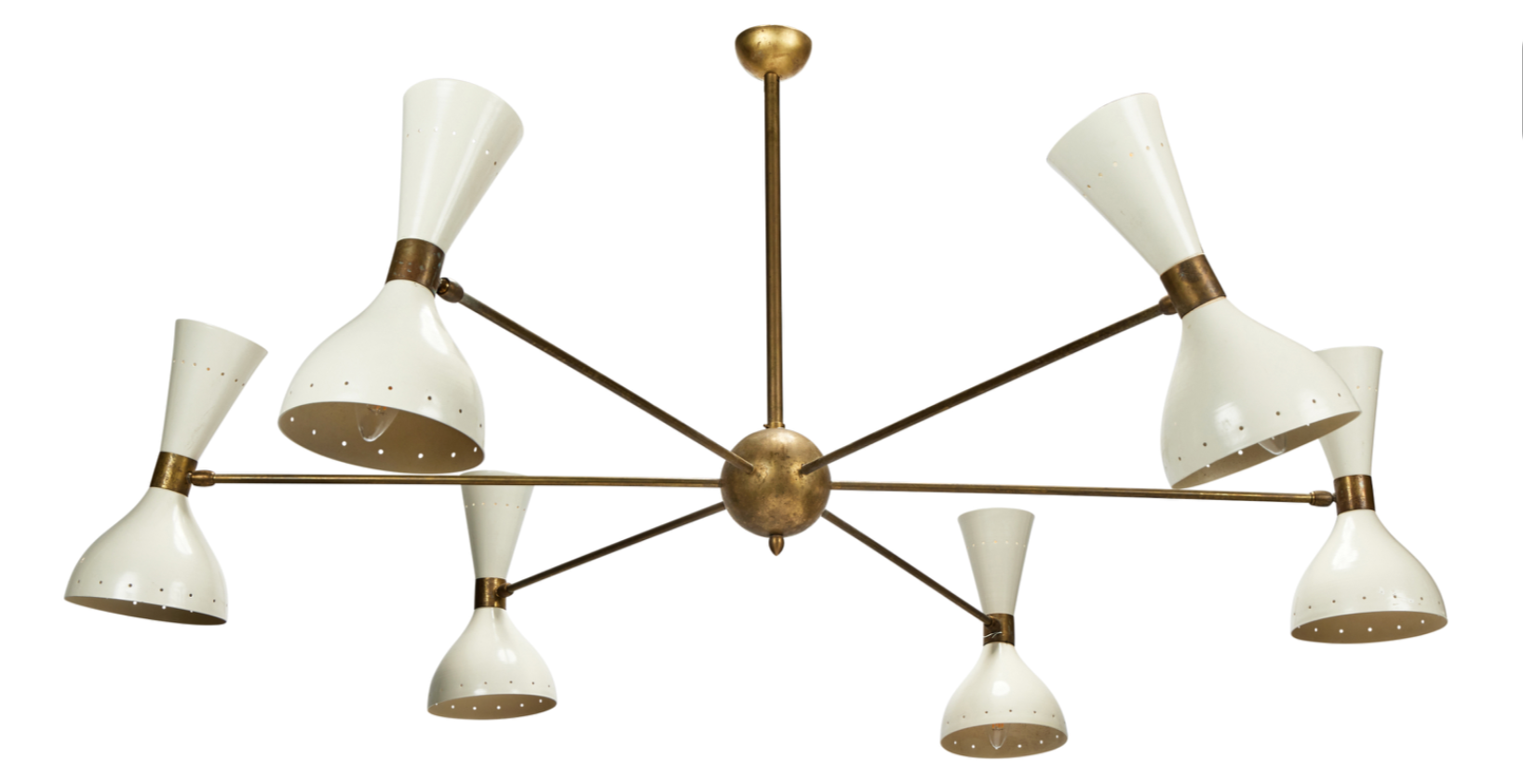 Italian sputnik style chandelier 