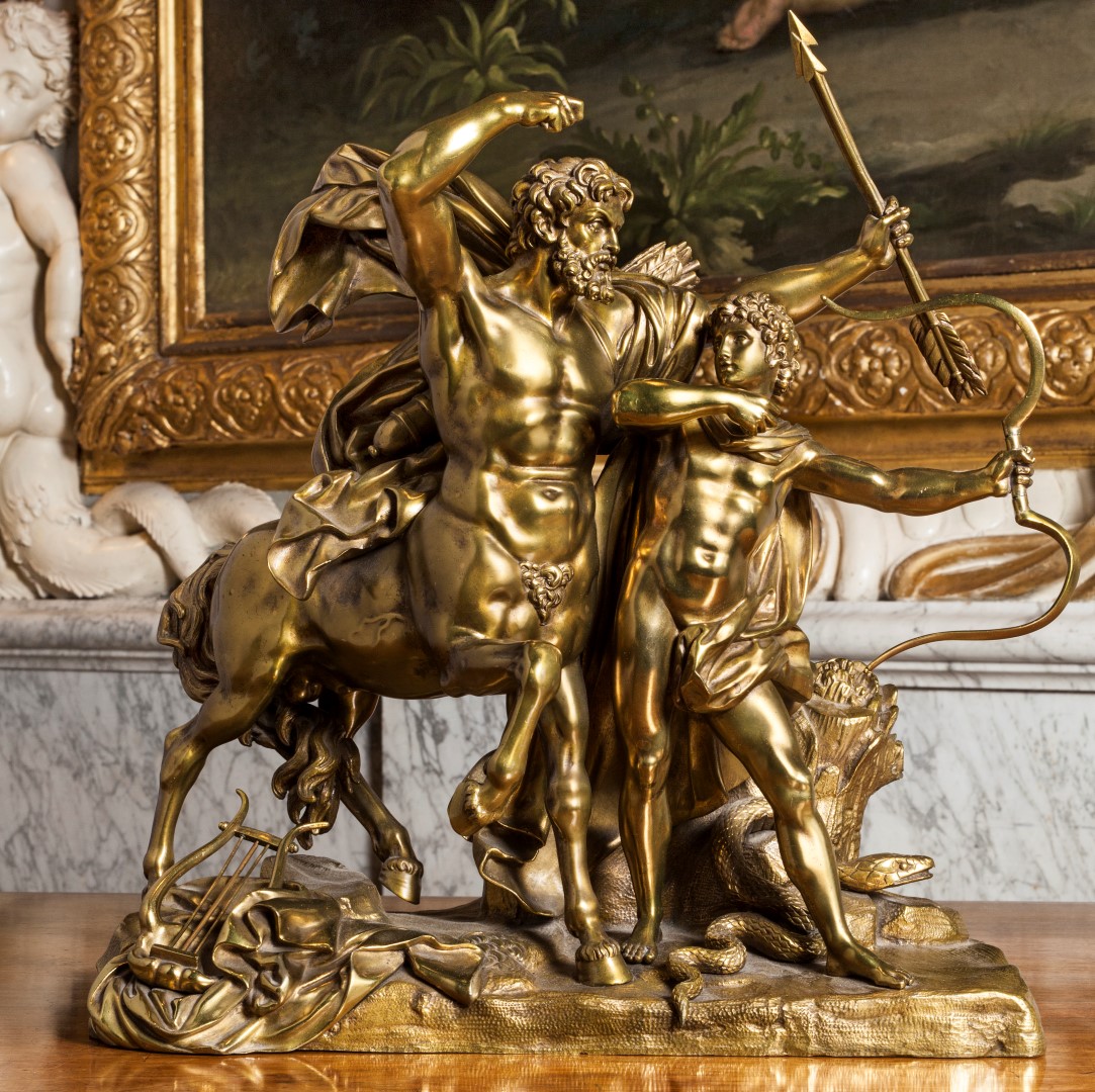 After François Rude (1784-1855), The Education of Achilles by Chiron