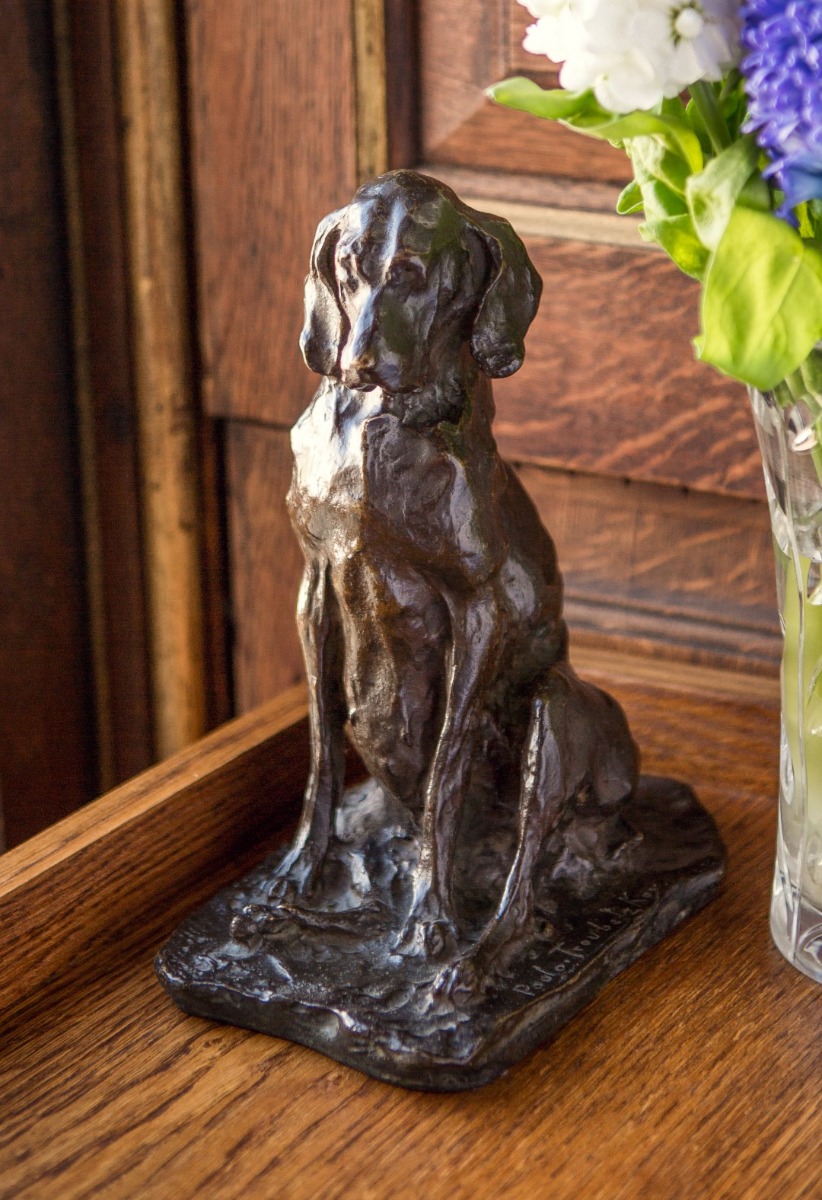 Prince Paolo Troubetzkoy (1866–1938), bronze of a dog